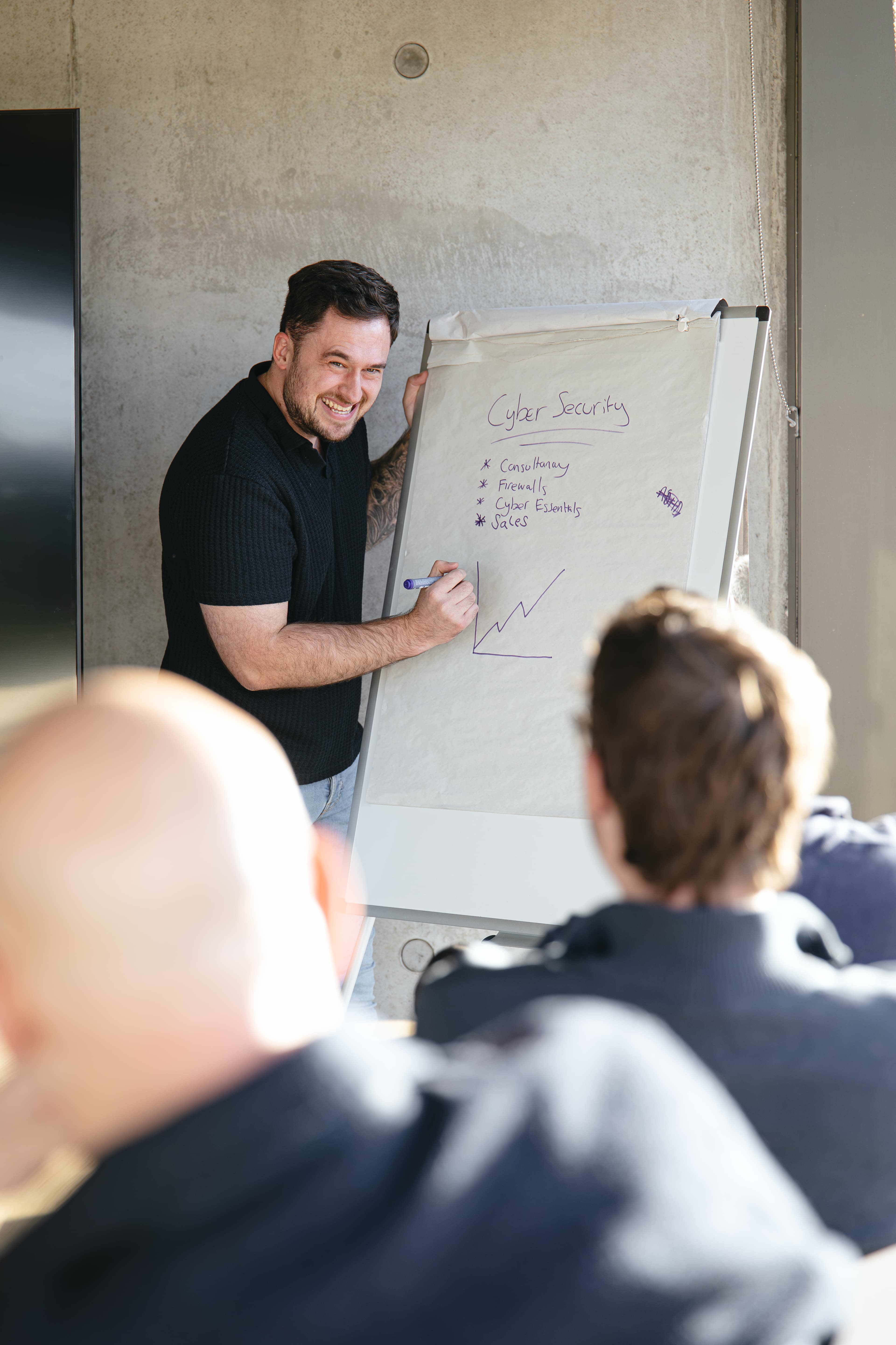 Cyber security training session at Cyber Trust